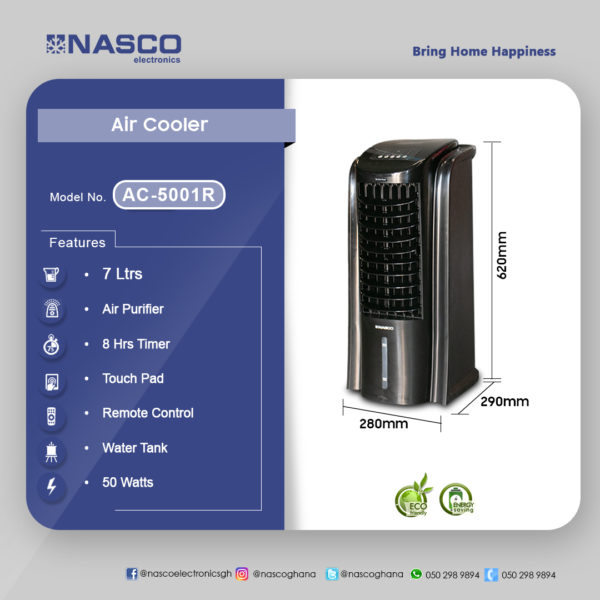 NASCO 7LTR AIR COOLER BLACK1