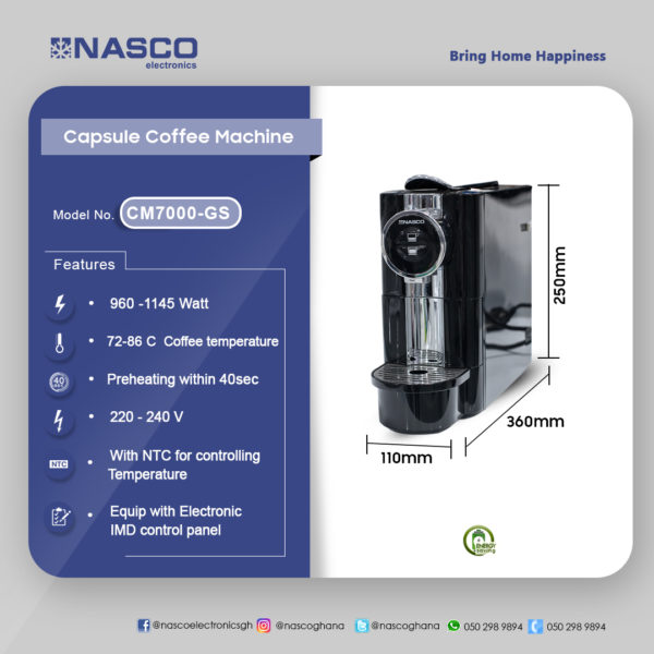 NASCO 1200 WATT CAFFEE MAKER3